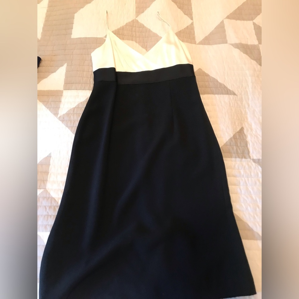 Ann Taylor ivory and black minidress, women’s size 0